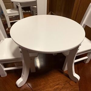 American Girl Table and 2 Chairs